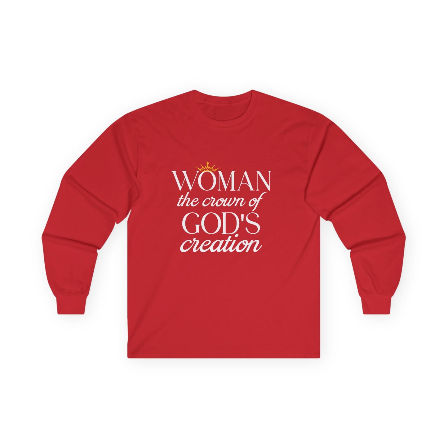 WOMAN: Crown of God's Creation - Long Sleeve Tee